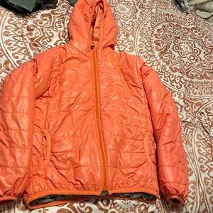 Coral winter coat